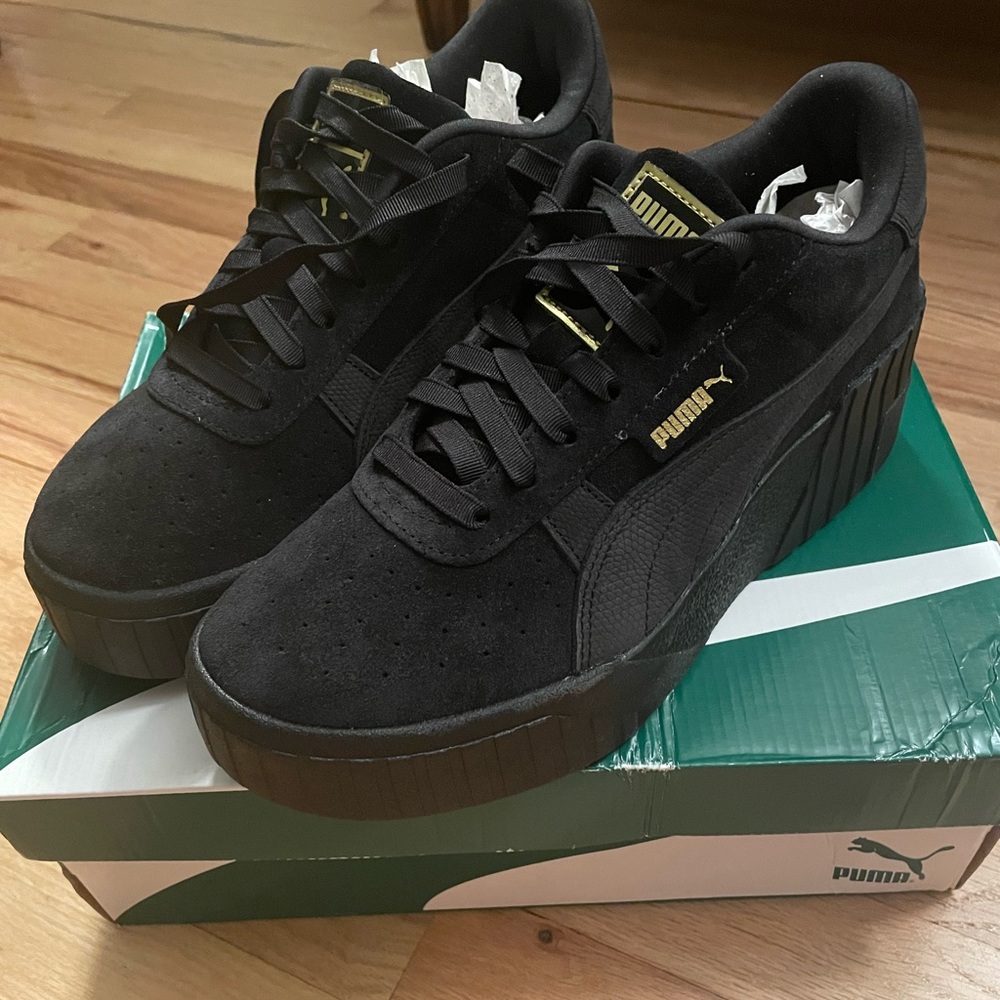 - NWB Black Cali Wedge PUMA s
